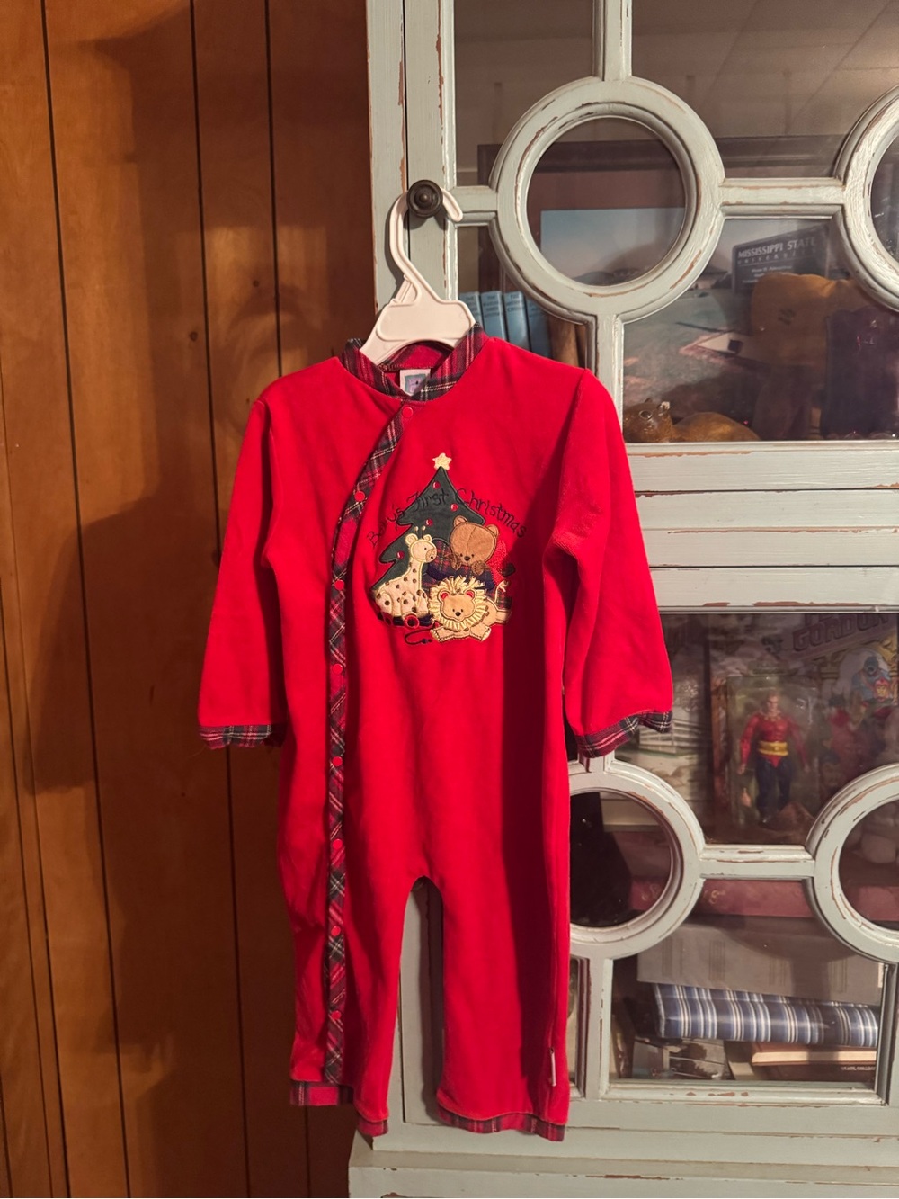 Red Holiday Baby One-Piece Baby’s First Christmas 24 Months C6